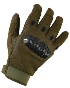 Predator Tactical Armoured Knuckle Gloves - Coyote - DEFCON AIRSOFT