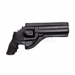 ASG Leather Belt Holster For DW 715 6"- 8" Revolver, Black - DEFCON AIRSOFT