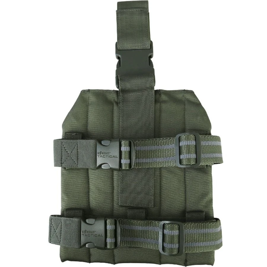 KombatUK Molle Drop Leg Platform - Olive Green - DEFCON AIRSOFT 4 KombatUK Molle Drop Leg Platform - Olive Green - DEFCON AIRSOFT - Image 2