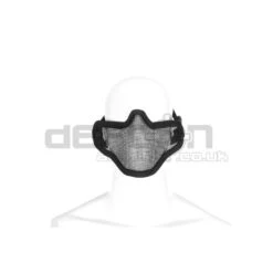Invader Gear Steel Half Face Mask (Black) - DEFCON AIRSOFT -Airsoft Equipment Shop 4448