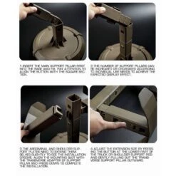 Equipment Display Stand For Vests, Belts Helmets (Tan) By Bigfoot - DEFCON AIRSOFT -Airsoft Equipment Shop 6383004560791221071637360 1 1