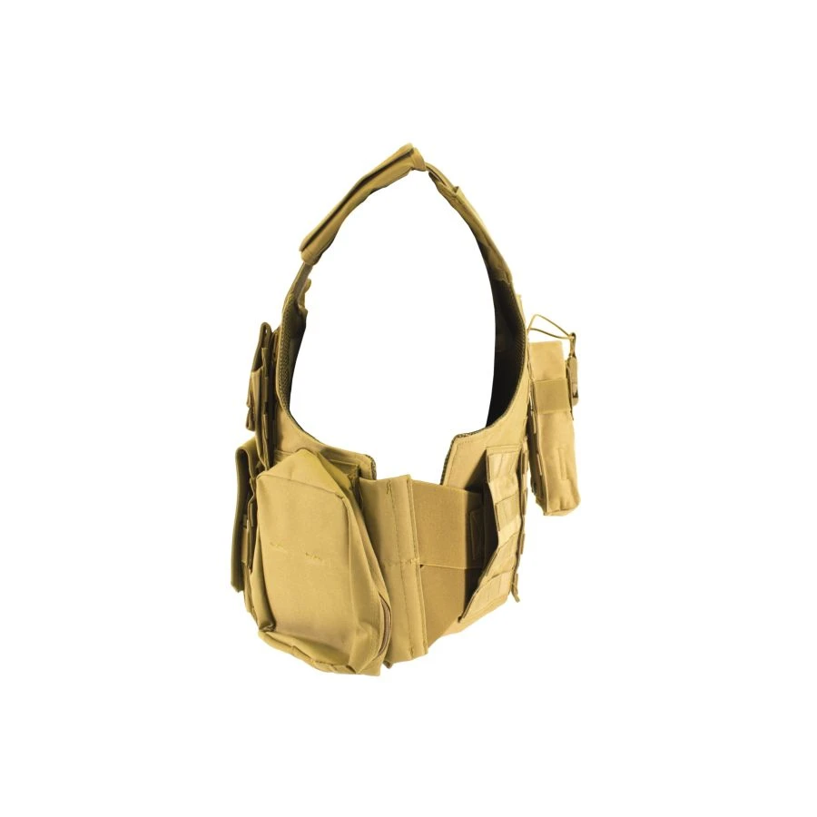 Nuprol RTG Tactical Vest With Pouches - Tan - DEFCON AIRSOFT 4 Nuprol RTG Tactical Vest With Pouches - Tan - DEFCON AIRSOFT - Image 2