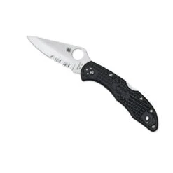 Spyderco Delica 4 FRN Black CombinationEdge - DEFCON AIRSOFT