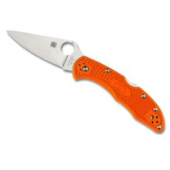 Spyderco Delica 4 FRN Flat Ground Orange - DEFCON AIRSOFT