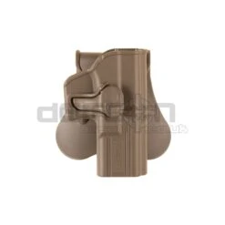 Amomax Paddle Holster For G19 / ICS BLE-XAE (Tan) - DEFCON AIRSOFT