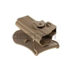 Amomax Paddle Holster For WE17 / TM17 / KJW17 (Tan) - DEFCON AIRSOFT -Airsoft Equipment Shop Amomax Paddle Holster WE17 TM17 KJW17 Tan 01