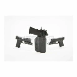 Deadly Customs - DC5 Series Universal X300 Light And Tracer Bearing Kydex Holster (Black) - DEFCON AIRSOFT