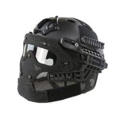 Big Foot Helmet System Complete High Version PJ Black - DEFCON AIRSOFT