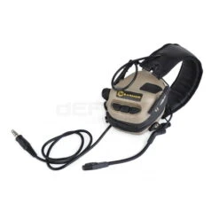 Earmore M32 Communication Headset With Hearing Protector (Tan) - DEFCON AIRSOFT -Airsoft Equipment Shop Earmore M32 tan 2