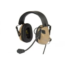 Earmore M32 Communication Headset With Hearing Protector (Tan) - DEFCON AIRSOFT
