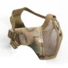 Half Face Mesh Mask With Cheek Pads ASG (Multicam) - DEFCON AIRSOFT