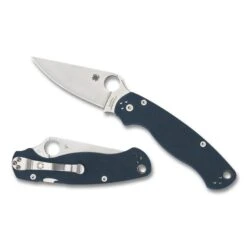Spyderco Para Military 2 CPM SPY27 Cobalt Blue - DEFCON AIRSOFT 7 Spyderco Para Military 2 CPM SPY27 Cobalt Blue - DEFCON AIRSOFT -Airsoft Equipment Shop Image 1 81358 result