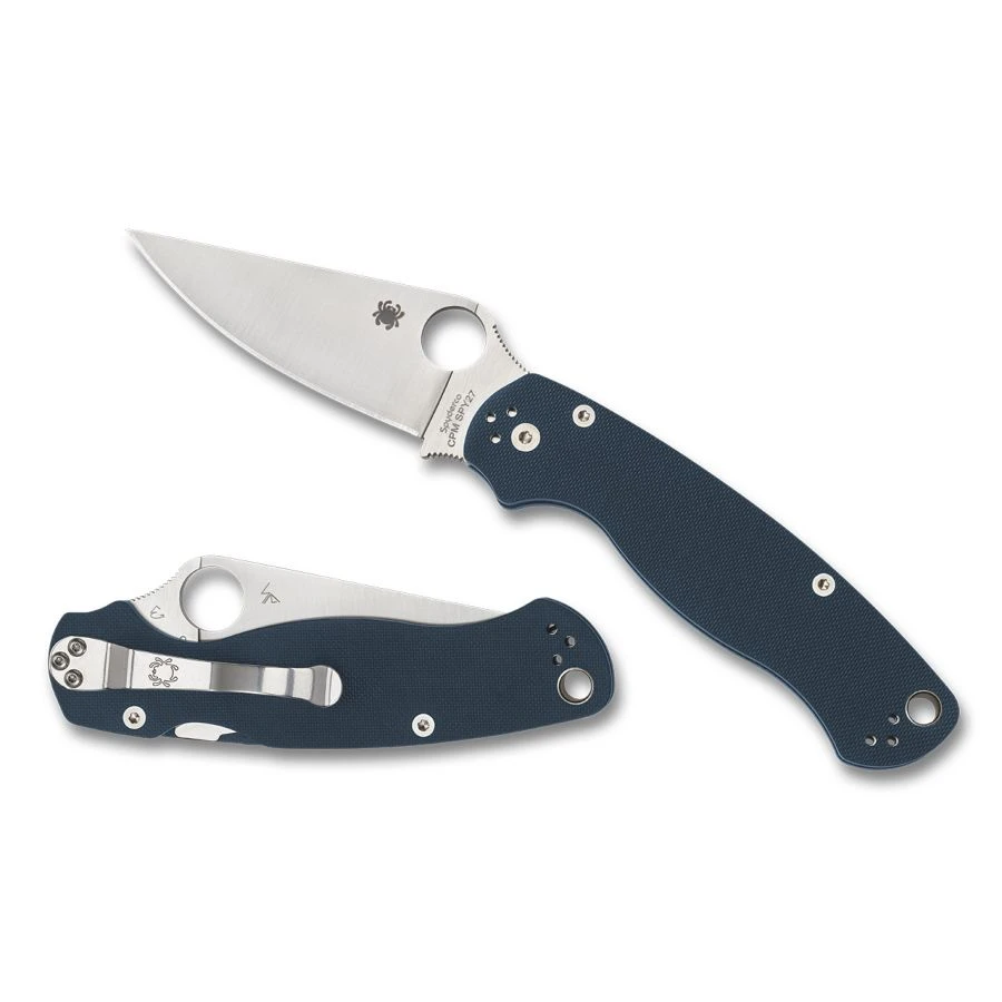 Spyderco Para Military 2 CPM SPY27 Cobalt Blue - DEFCON AIRSOFT 5 Spyderco Para Military 2 CPM SPY27 Cobalt Blue - DEFCON AIRSOFT - Image 3