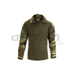 Invader Gear Combat Shirt - Woodland - DEFCON AIRSOFT -Airsoft Equipment Shop Invader Gear Combat Shirt Woodland3 result