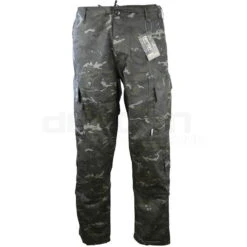 KombatUK Assault Trouser - ACU Style - BTP Black - DEFCON AIRSOFT