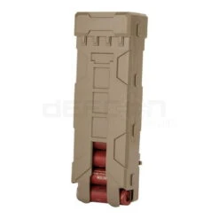 Molle Shotgun Shell Carrier (Molle - 10 Round - Tan) - DEFCON AIRSOFT