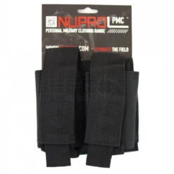 Nuprol PMC Double 40mm Pouch - Black - DEFCON AIRSOFT