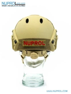 NUPROL FAST Railed Airsoft Helmet (Tan) - DEFCON AIRSOFT -Airsoft Equipment Shop NUPROL FAST Railed Airsoft Helmet Tan 5