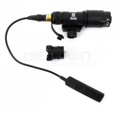 Nuprol NX600S Torch - Black With RIS Mount & Remote - DEFCON AIRSOFT