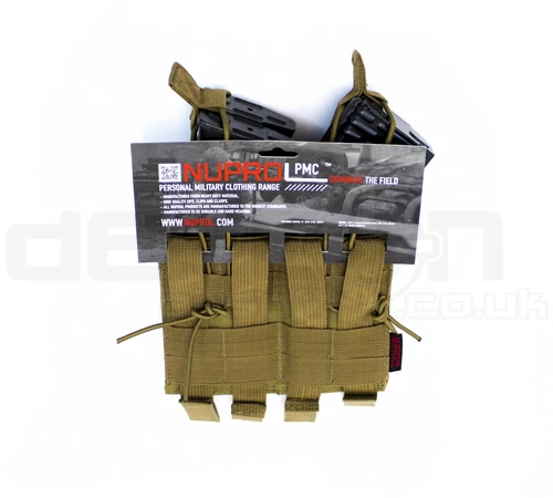 Nuprol PMC AK Double Open Mag Pouch - Tan - DEFCON AIRSOFT 4 Nuprol PMC AK Double Open Mag Pouch - Tan - DEFCON AIRSOFT - Image 2