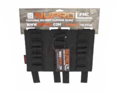 Nuprol PMC Shotgun Shell Molle Panel - Black - DEFCON AIRSOFT