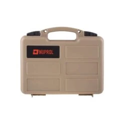 Nuprol Pistol Hard Case - Tan - DEFCON AIRSOFT