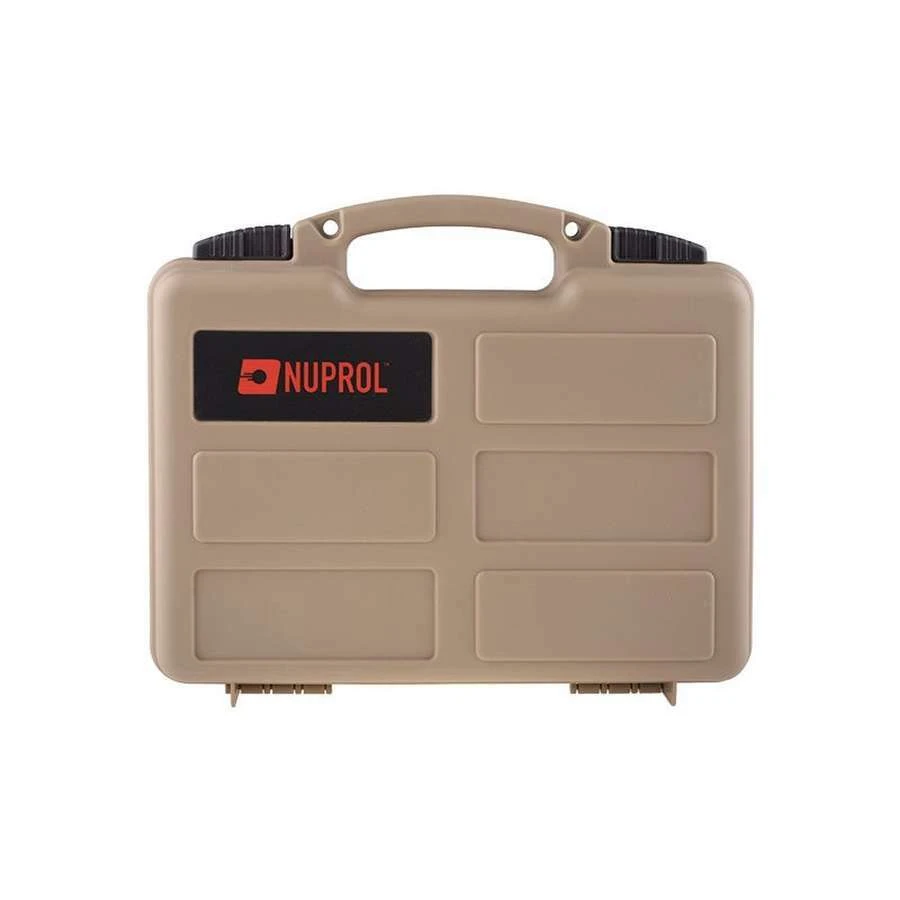 Nuprol Pistol Hard Case - Tan - DEFCON AIRSOFT 3 Nuprol Pistol Hard Case - Tan - DEFCON AIRSOFT