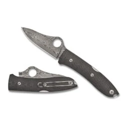 Spyderco Spyopera™ Carbon Fibre Thor Damascus™ Sprint Run - DEFCON AIRSOFT -Airsoft Equipment Shop SPY C255CFPD 48222