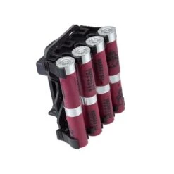 APS 8 Round Shotgun Shell Plate Holder With Belt Loop Black/Carbon Fiber Caddy - DEFCON AIRSOFT