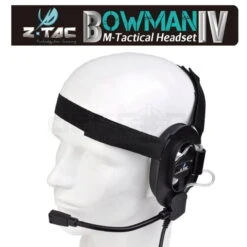 Z-Tactical Evo III Headset (Black) - DEFCON AIRSOFT -Airsoft Equipment Shop Z Tactical BM IV Headset Black 4