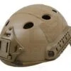 Big Foot Fast Helmet (PJ Round Hole) (Tan) - DEFCON AIRSOFT -Airsoft Equipment Shop big foot fast helmet pj type round hole tan