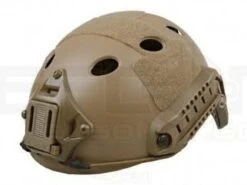 Big Foot Fast Helmet (PJ Round Hole) (Tan) - DEFCON AIRSOFT