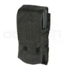 Double M4/M16 MOLLE Magazine Pouch - Black - DEFCON AIRSOFT