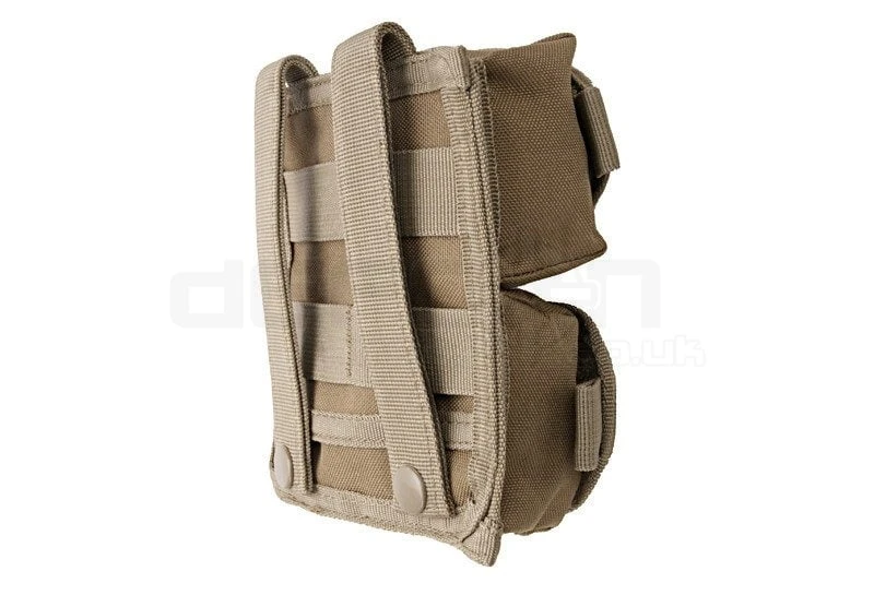 Double Hand Grenade Pouch - Tan - DEFCON AIRSOFT 4 Double Hand Grenade Pouch - Tan - DEFCON AIRSOFT - Image 2