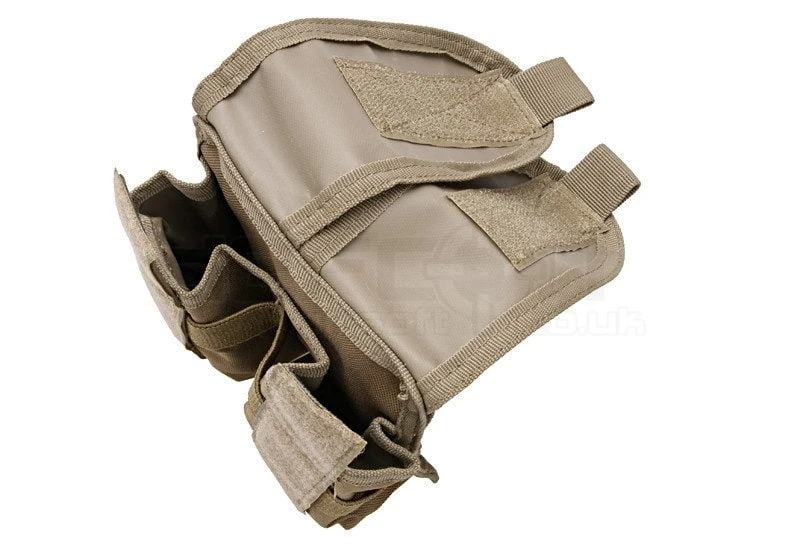 Double Hand Grenade Pouch - Tan - DEFCON AIRSOFT 5 Double Hand Grenade Pouch - Tan - DEFCON AIRSOFT - Image 3