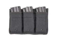 Open Triple Magazine Pouch M4/M16 MOLLE - Black - DEFCON AIRSOFT -Airsoft Equipment Shop eng pl Open triple magazine pouch Black 1152199238 2
