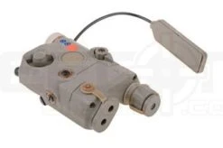 AN/PEQ 15 LA5 Upgrade Torch/Laser – Dark Earth/Tan - DEFCON AIRSOFT